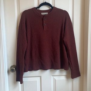 Everlane Belgian-Waffle Henley in ReCashmere